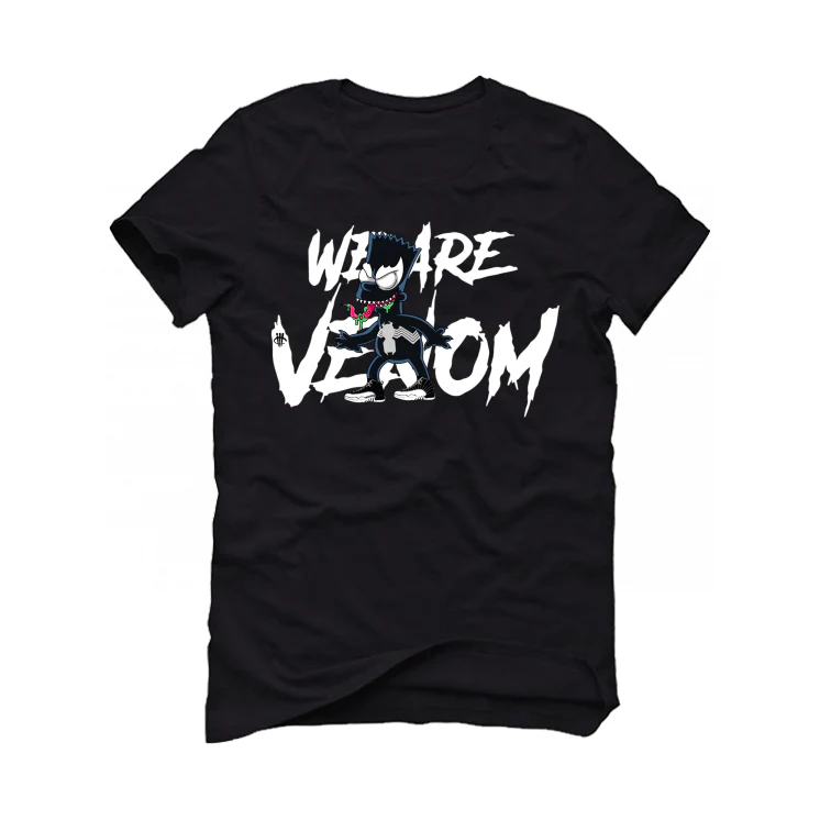 Air Jordan 12 “Playoffs” 2022 Black T-Shirt (we are venom) - Image 2