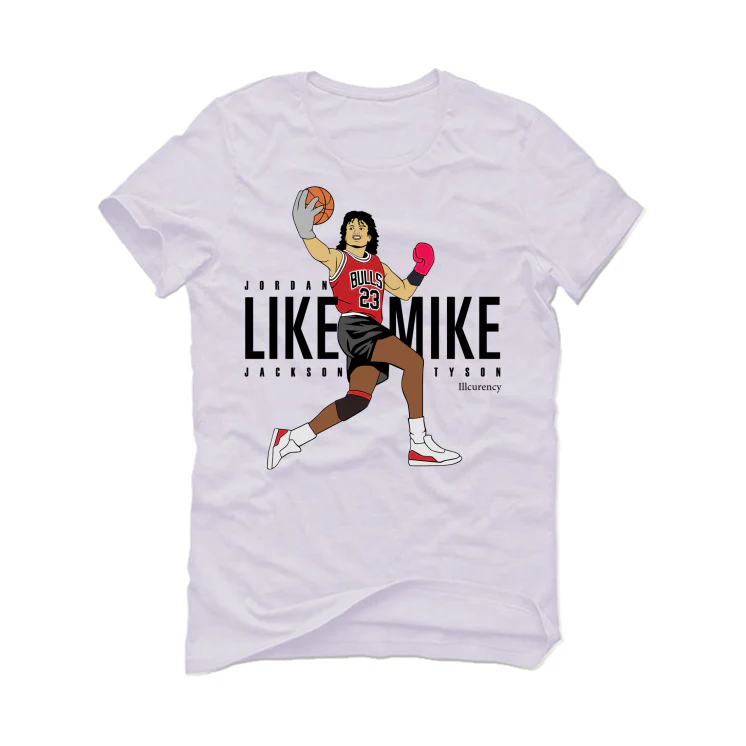 Air Jordan 12 “Playoffs” 2022 | illCurrency White T-Shirt (like mike) - Image 2