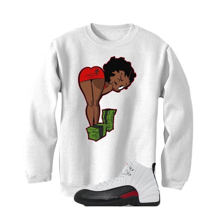 Air Jordan 12 “Red Taxi” | illcurrency White T-Shirt (BOO) - Image 2