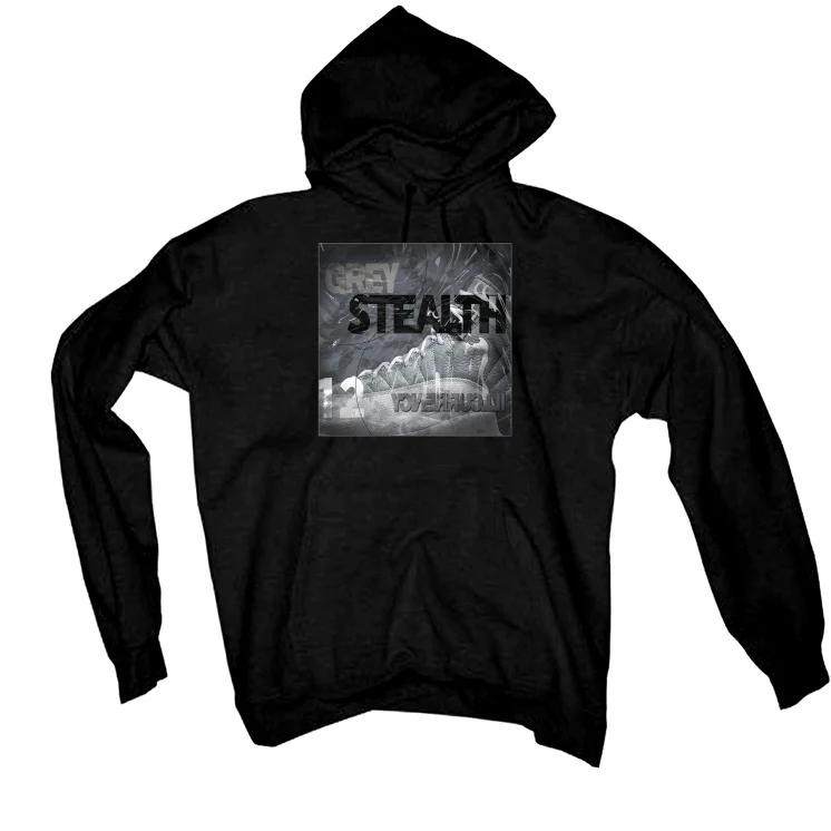 Air Jordan 12 “Stealth” Black T-Shirt (STEALTH) - Image 3
