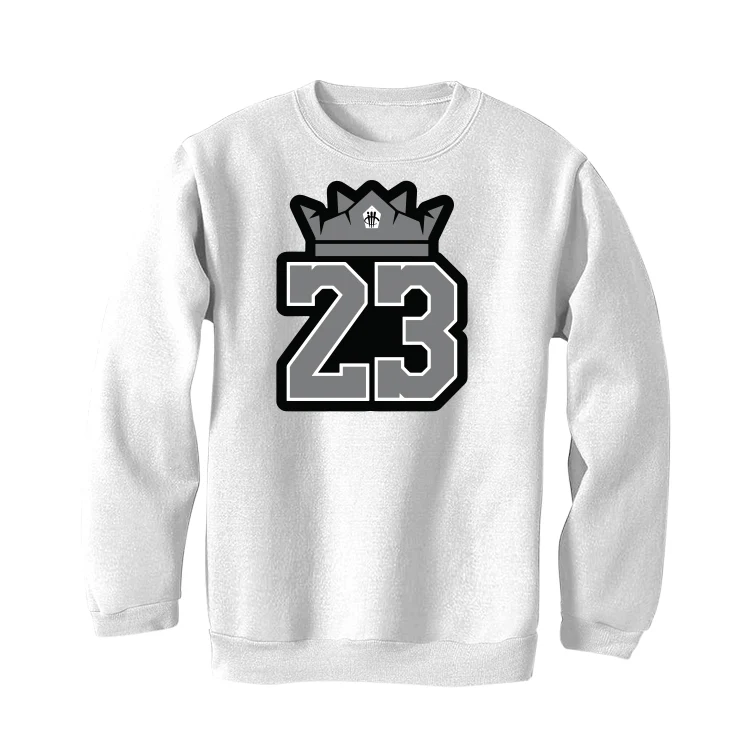 Air Jordan 12 “Stealth” White T-Shirt (Crown 23) - Image 4
