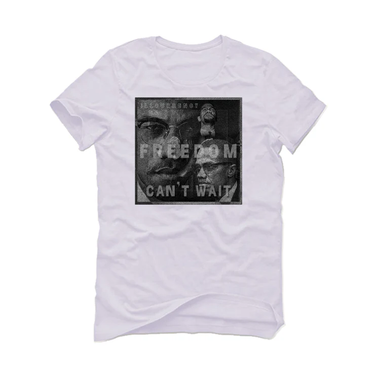 Air Jordan 12 “Stealth” White T-Shirt (FREEDOM) - Image 2