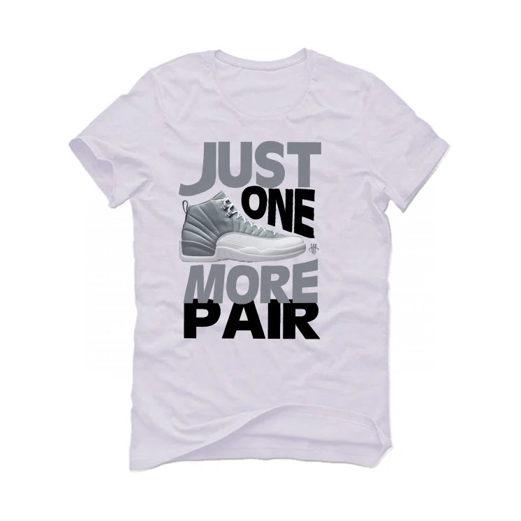 Air Jordan 12 “Stealth” | illCurrency White T-Shirt (JUST ONE MORE PAIR) - Image 2