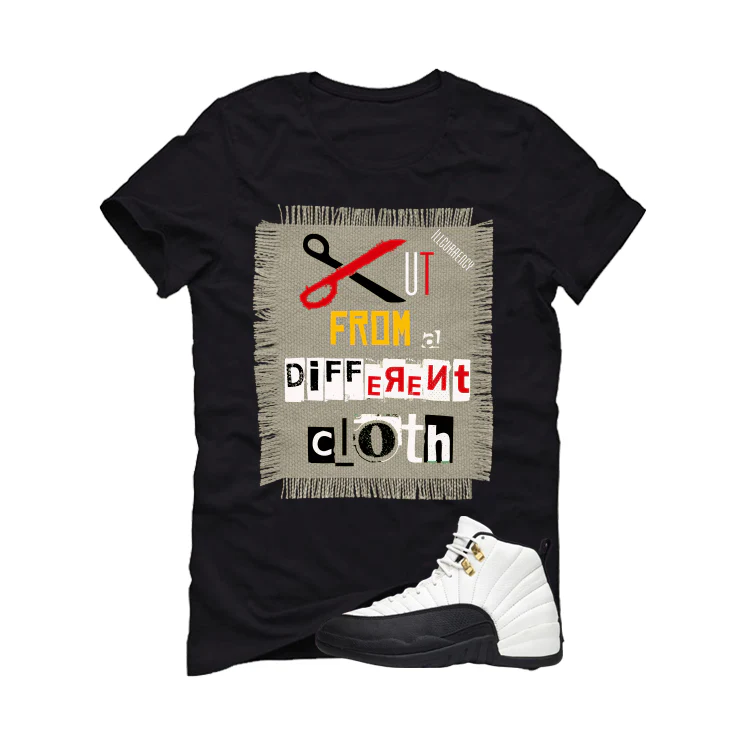 Air Jordan 12 Taxi Matching T-Shirt, Sweatshirts & Hoodies Black T-Shirt (Cut from a different cloth)| illcurrency - Image 2