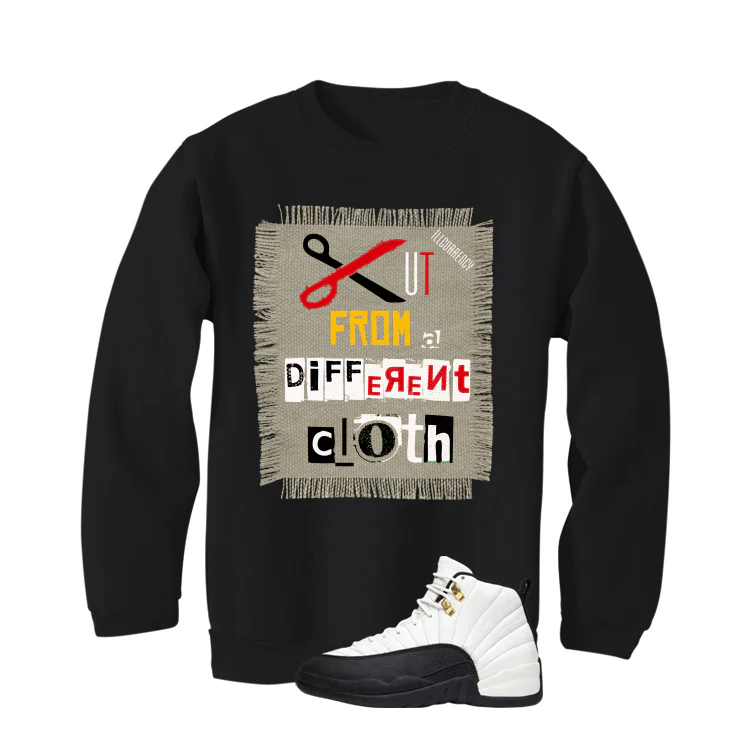 Air Jordan 12 Taxi Matching T-Shirt, Sweatshirts & Hoodies Black T-Shirt (Cut from a different cloth)| illcurrency - Image 4