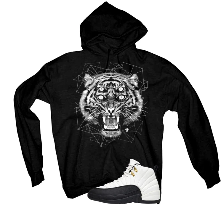 Air Jordan 12 Taxi Matching T-Shirt, Sweatshirts & Hoodies Black T-Shirt (Four Eyes)| illcurrency - Image 3