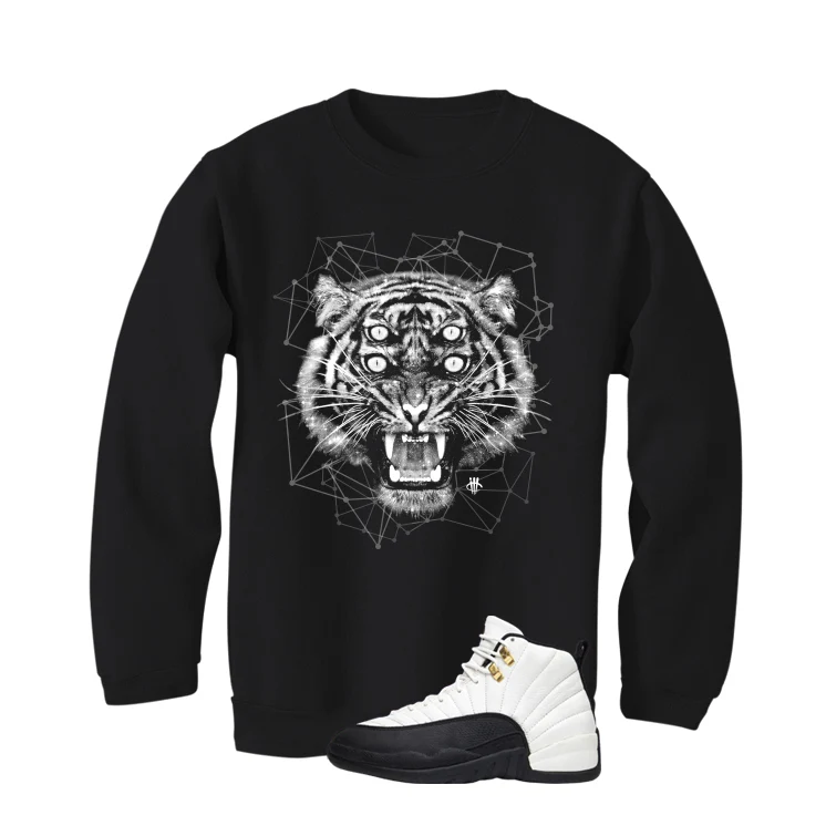 Air Jordan 12 Taxi Matching T-Shirt, Sweatshirts & Hoodies Black T-Shirt (Four Eyes)| illcurrency - Image 4