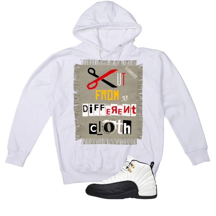 Air Jordan 12 Taxi Matching T-Shirt, Sweatshirts & Hoodies White T-Shirt (Cut from a different cloth)| illcurrency - Image 3