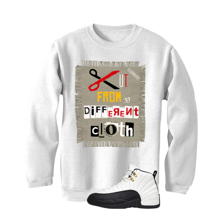 Air Jordan 12 Taxi Matching T-Shirt, Sweatshirts & Hoodies White T-Shirt (Cut from a different cloth)| illcurrency - Image 4