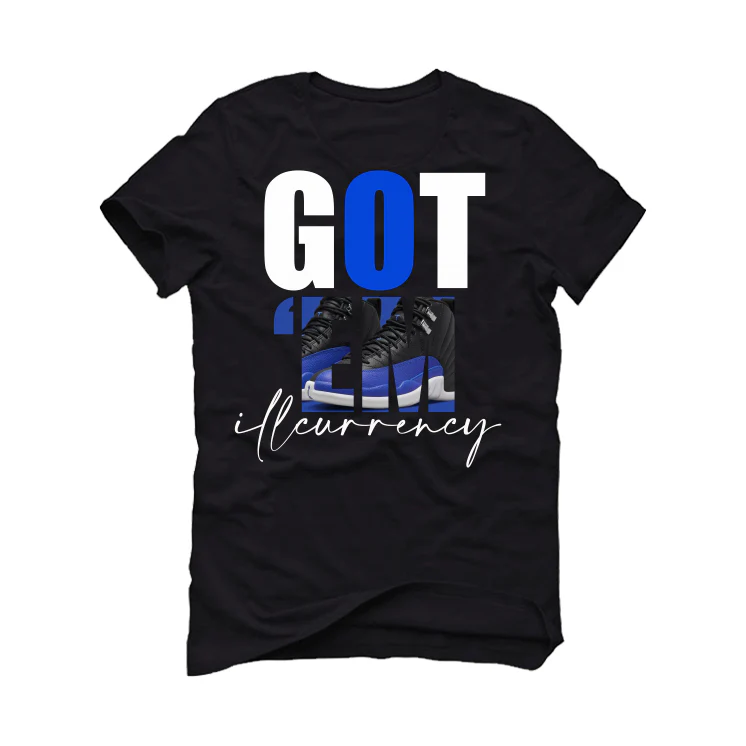 Air Jordan 12 WMNS “Hyper Royal” Black T-Shirt (Got Em) - Image 2