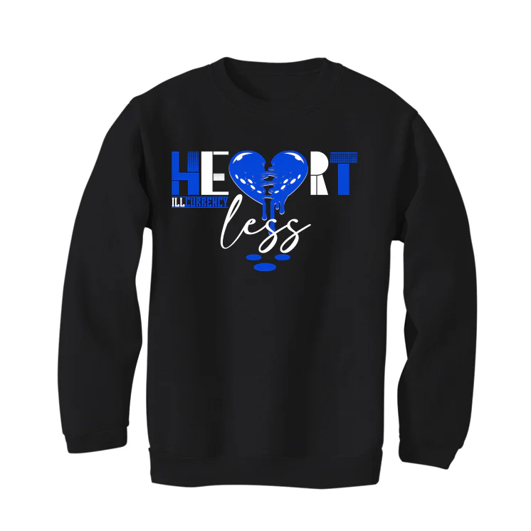 Air Jordan 12 WMNS “Hyper Royal” Black T-Shirt (Heartless) - Image 4