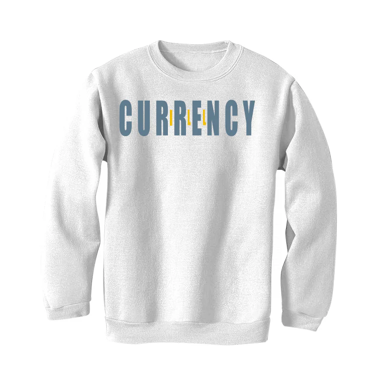 AIR JORDAN 13 “BLUE GREY” | illcurrency White T-Shirt (Across) - Image 4