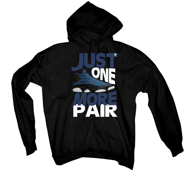Air Jordan 13 "Brave Blue" 2022 | illCurrency Black T-Shirt (JUST ONE MORE PAIR) - Image 3