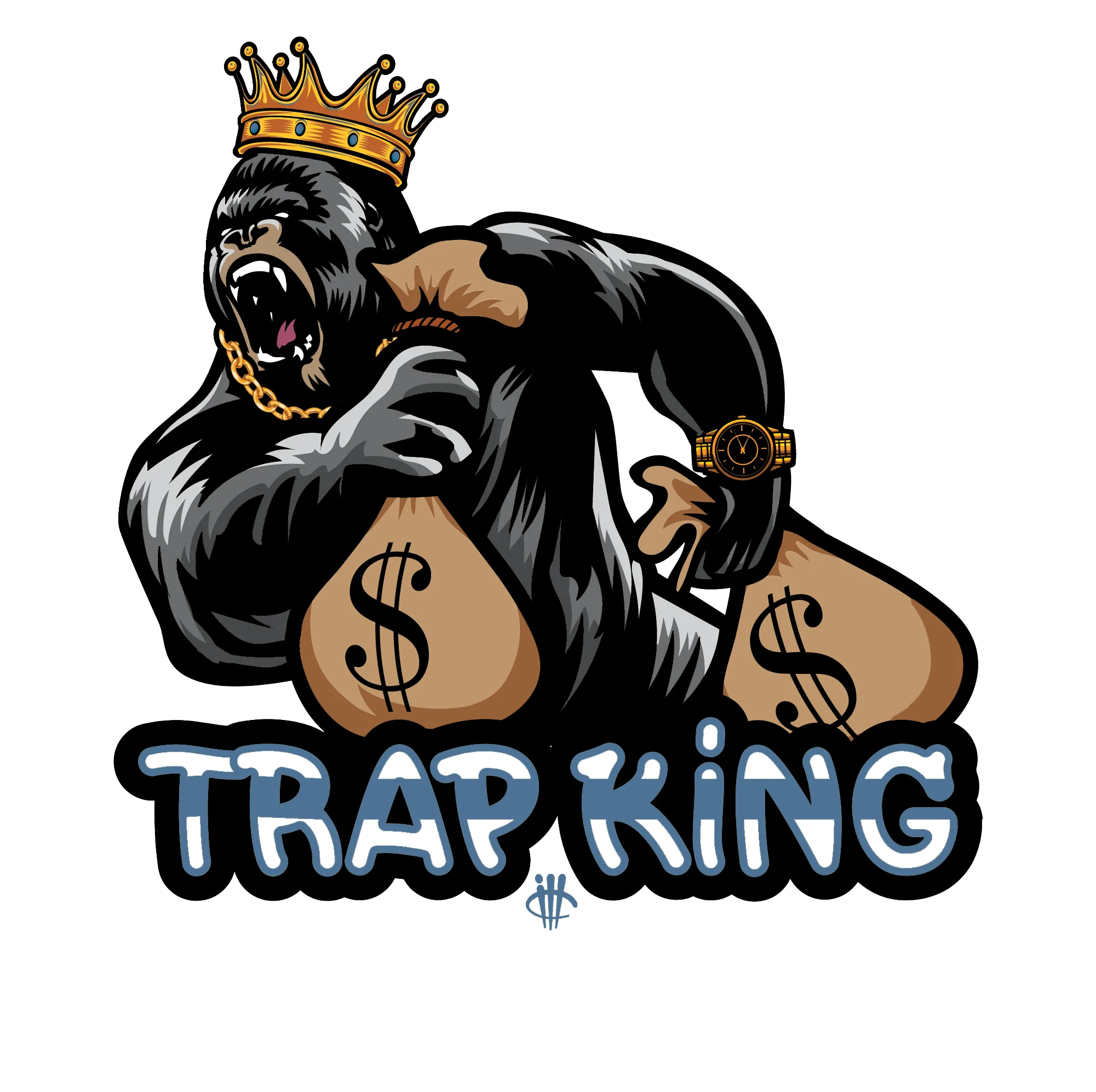 Air Jordan 13 "Brave Blue" 2022 | illCurrency Black T-Shirt (trap king)