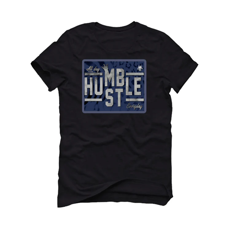 Air Jordan 13 "Brave Blue" | ILLCURRENCY Black T-Shirt (ALWAYS HUSTLE) - Image 2