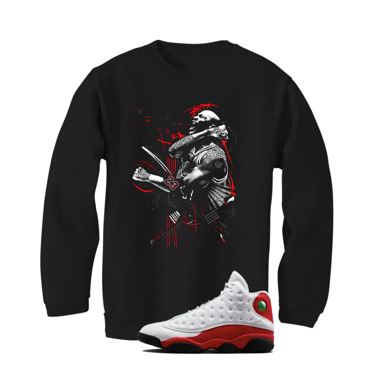 Air Jordan 13 Chicago Matching T-Shirt, Sweatshirts & Hoodies Black T-Shirt (Jordan)| illcurrency - Image 4