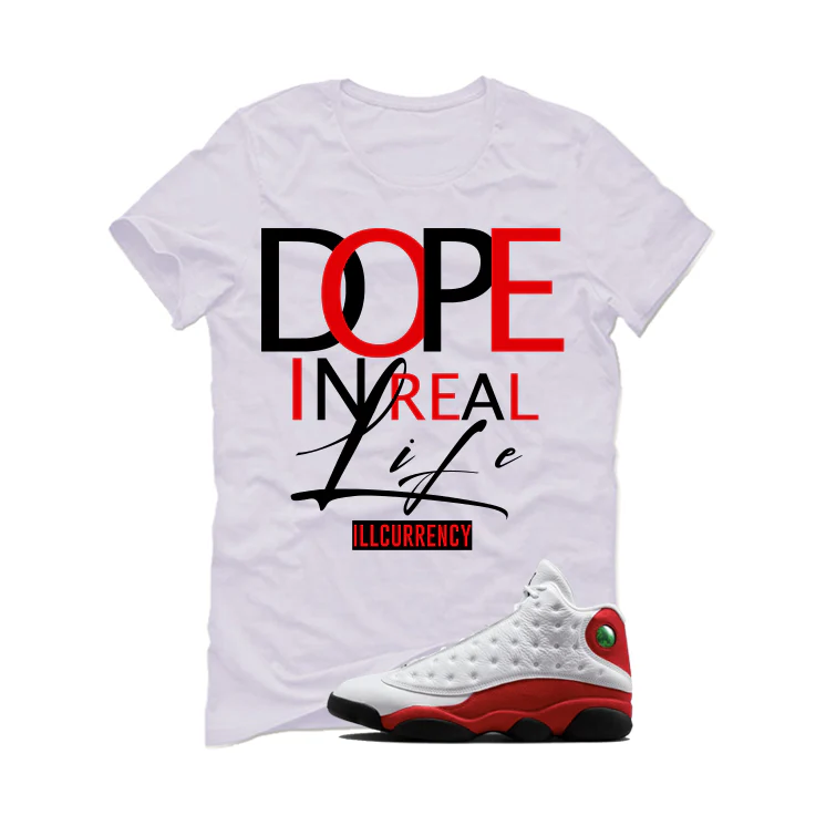Air Jordan 13 Chicago Matching T-Shirt, Sweatshirts & Hoodies White T-Shirt (DOPE)| illcurrency - Image 2
