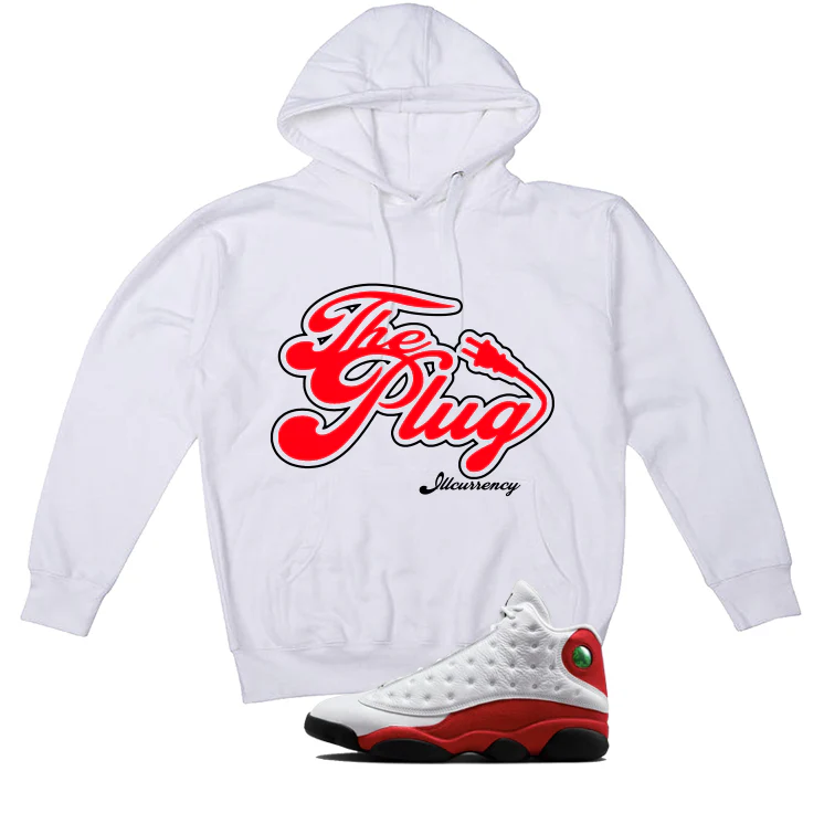 Air Jordan 13 Chicago Matching T-Shirt, Sweatshirts & Hoodies White T-Shirt (The Plug)| illcurrency - Image 3