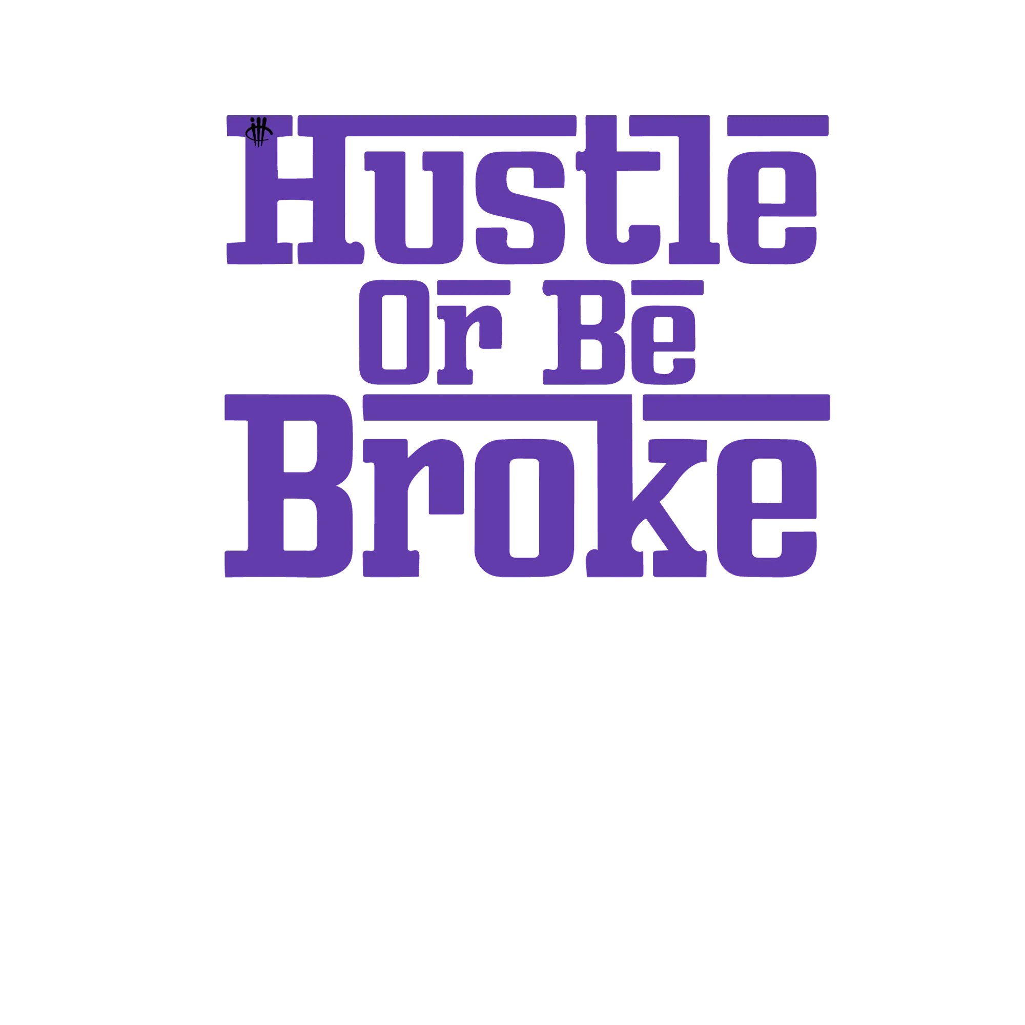 Air Jordan 13 “Court Purple” Black T-Shirt (hustle or be broke)