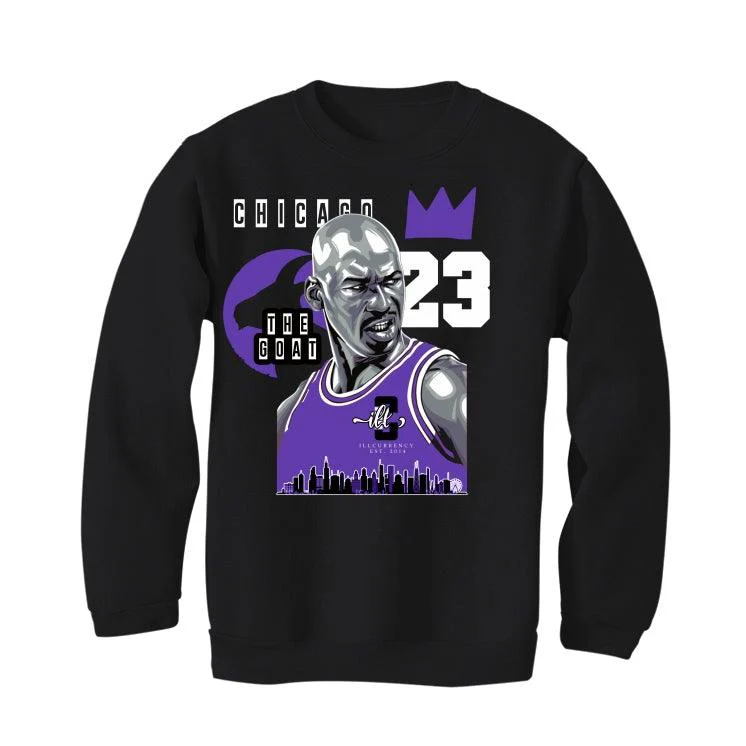 Air Jordan 13 “Court Purple” Black T-Shirt (The Goat) - Image 4
