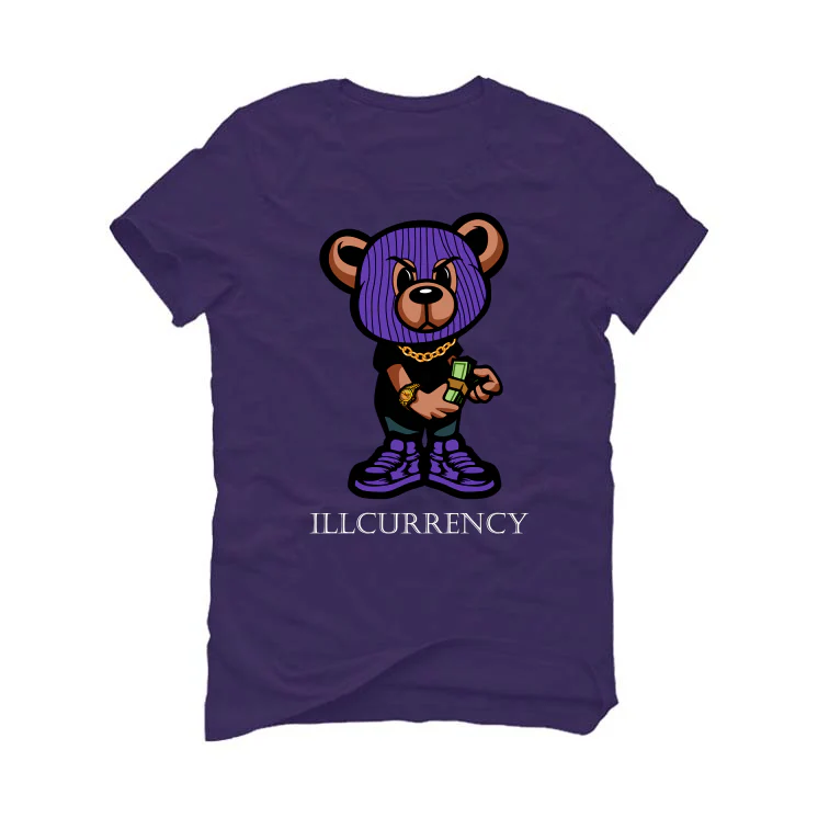 Air Jordan 13 “Court Purple” Purple T-Shirt (rollie teddy) - Image 2