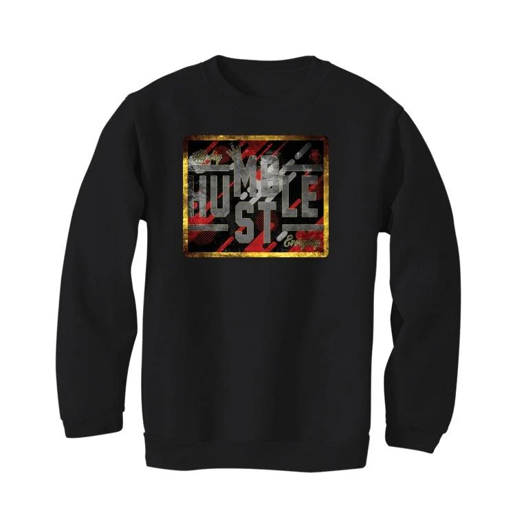 Air Jordan 13 Flint Red 2021 Black T-Shirt (ALWAYS HUSTLE) - Image 3