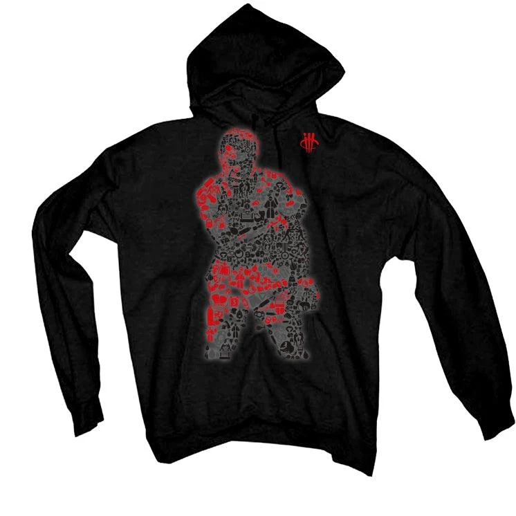 Air Jordan 13 Flint Red 2021 Black T-Shirt (M Ali) - Image 3