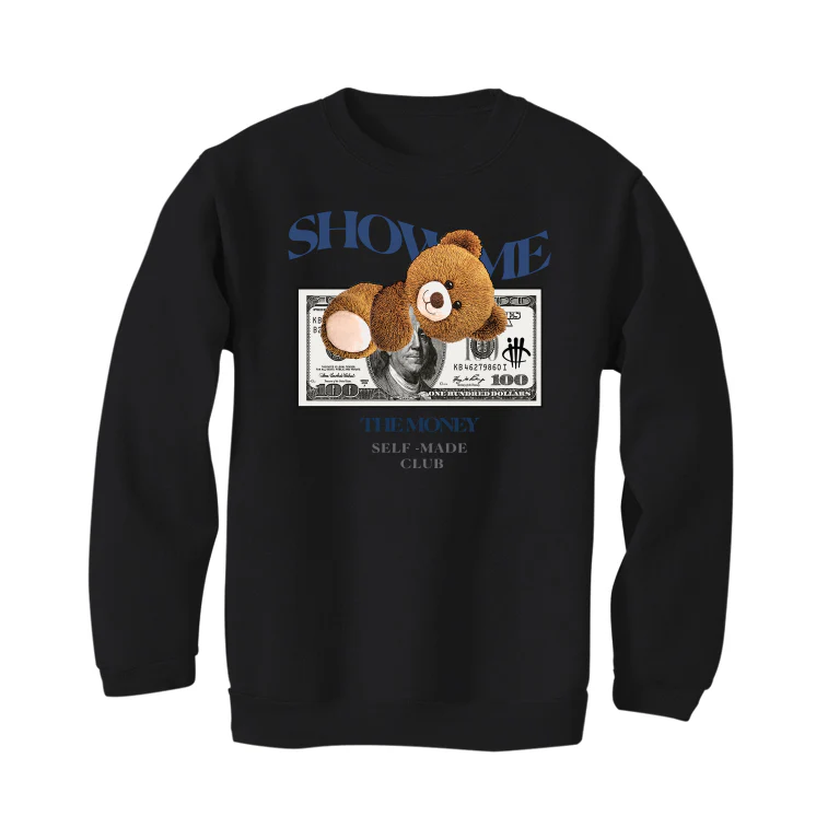 Air Jordan 13 Retro French Blue - Black T-Shirt (SHOW ME) - Image 4