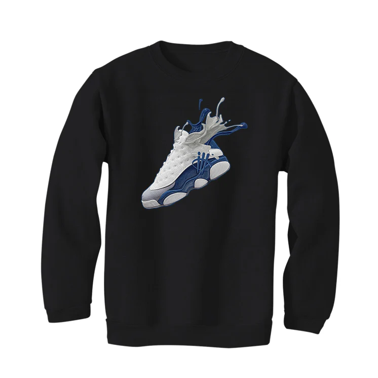 Air Jordan 13 Retro French Blue - Black T-Shirt (SPLASH) - Image 4