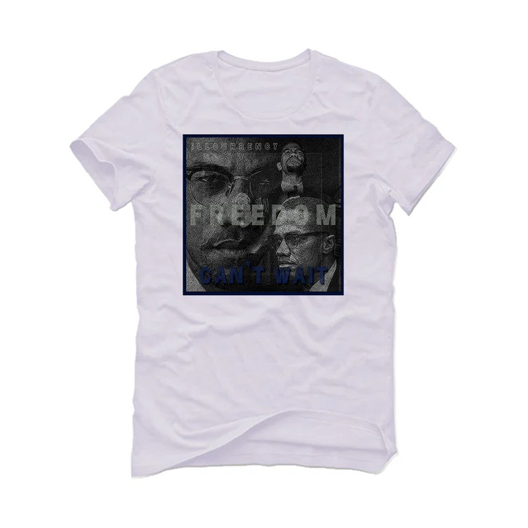 Air Jordan 13 Retro French Blue - White T-Shirt (FREEDOM) - Image 2