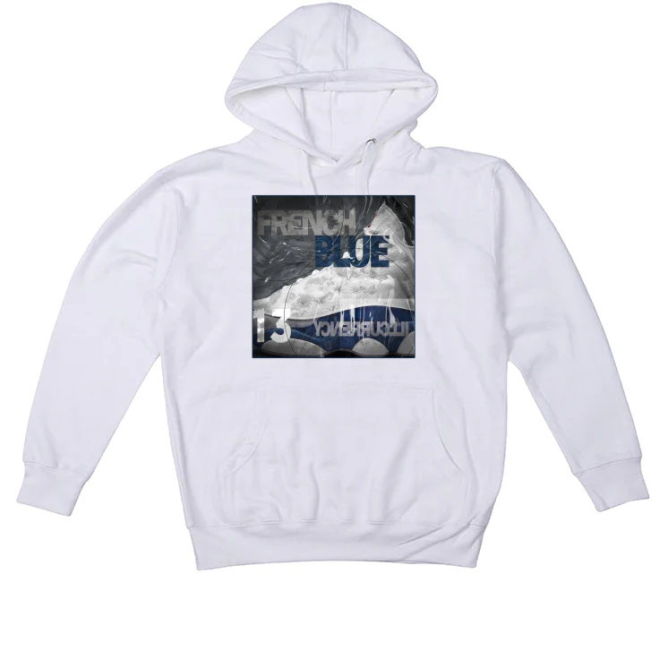 Air Jordan 13 Retro French Blue - White T-Shirt (FRENCH BLUE) - Image 3