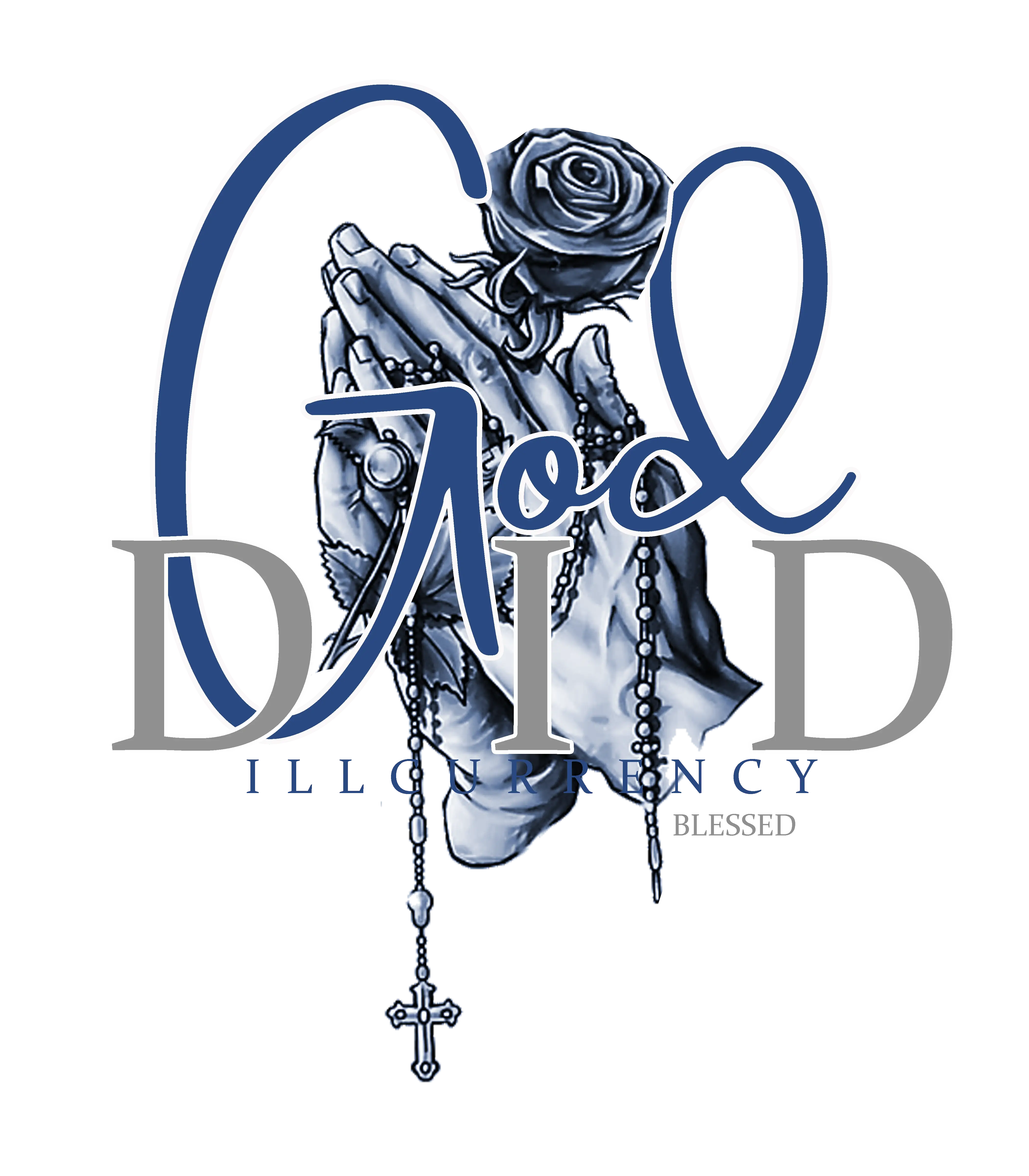 Air Jordan 13 “French Blue” White T-Shirt (God Did)