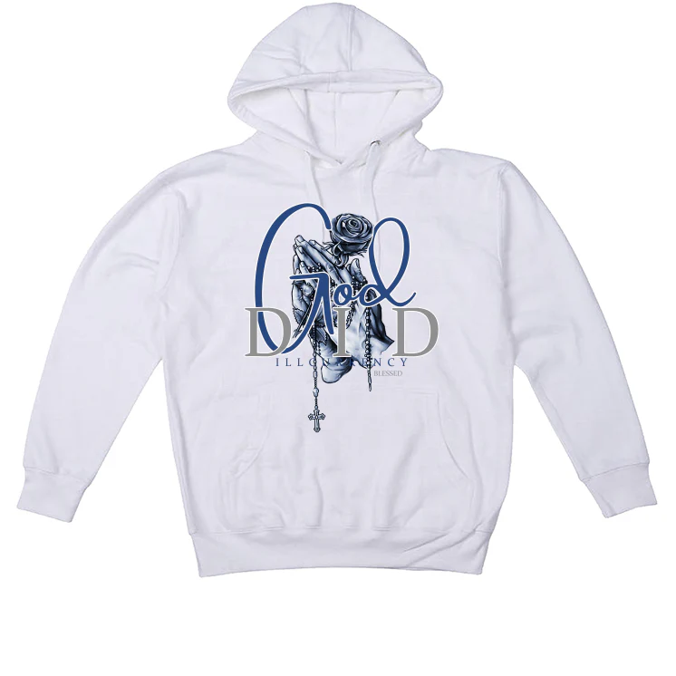 Air Jordan 13 “French Blue” White T-Shirt (God Did) - Image 3