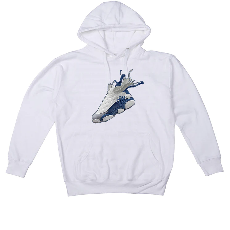 Air Jordan 13 Retro French Blue - White T-Shirt (SPLASH) - Image 3