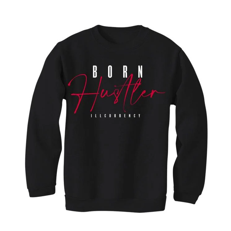 Air Jordan 13 Low GS “Very Berry” 2021 Black T-Shirt (Born Hustler) - Image 4
