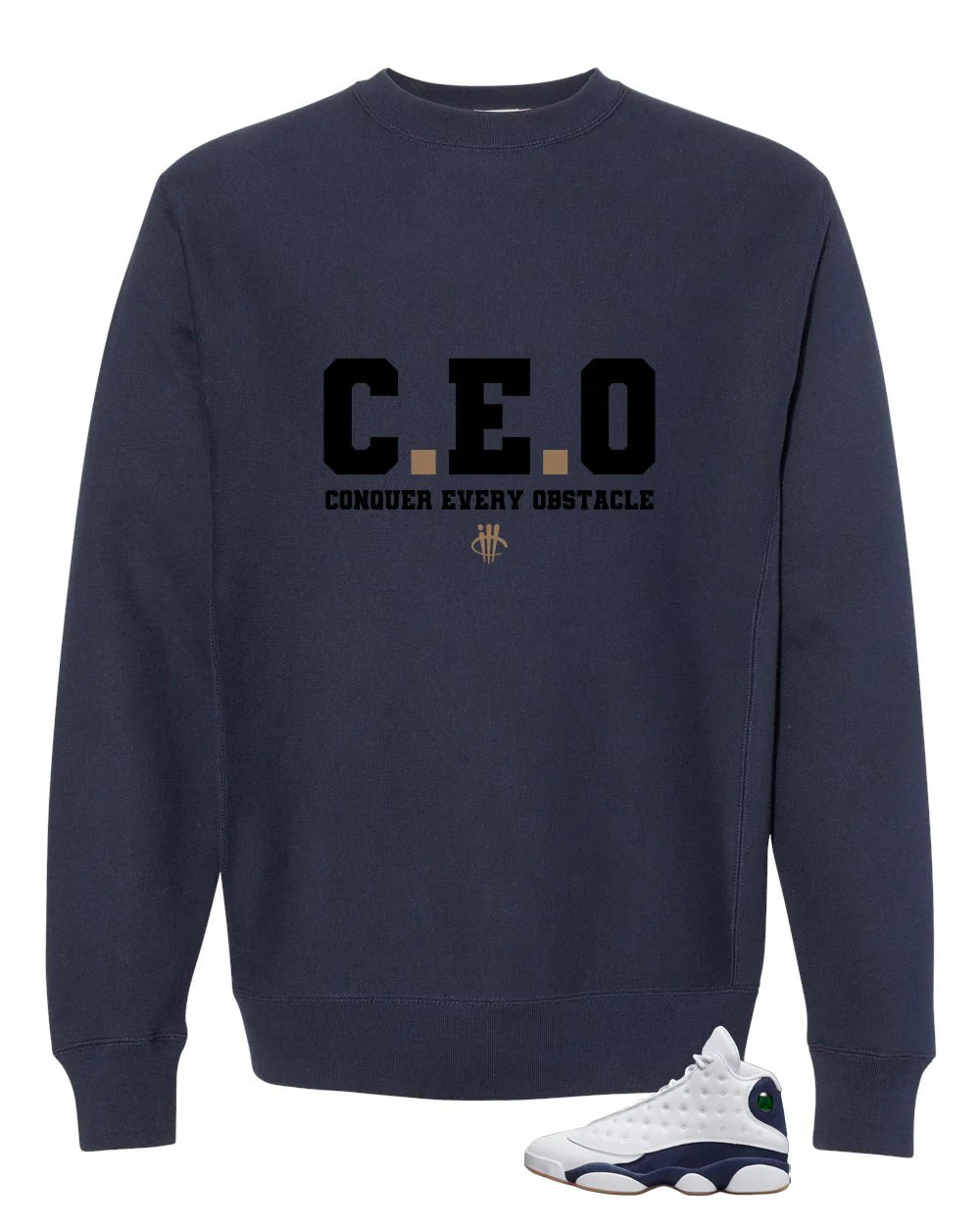 Air Jordan 13 Midnight Navy Navy Blue T-Shirt (CEO)| illcurrency - Image 4