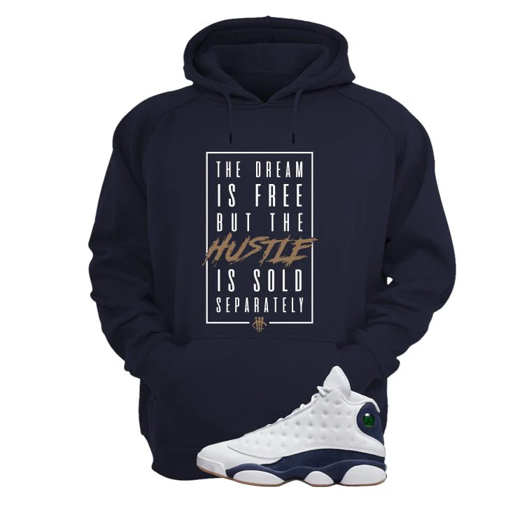 Air Jordan 13 Midnight Navy Navy Blue T-Shirt (Dream is Free)| illcurrency - Image 3