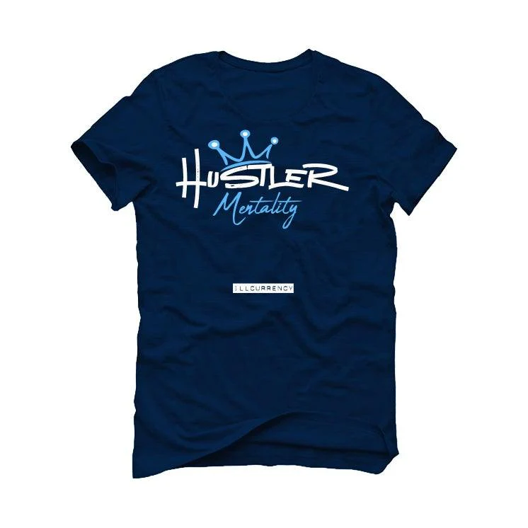 Air Jordan 13 “Obsidian” 2021 Navy Blue T-Shirt (Hustler Mentality) - Image 2