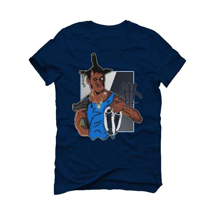 Air Jordan 13 “Obsidian” 2021 Navy Blue T-Shirt (LOC DOG) - Image 2