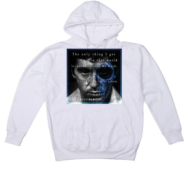 Air Jordan 13 “Obsidian” 2021 White T-Shirt (ONLY THING I GOT (PACINO)) - Image 2