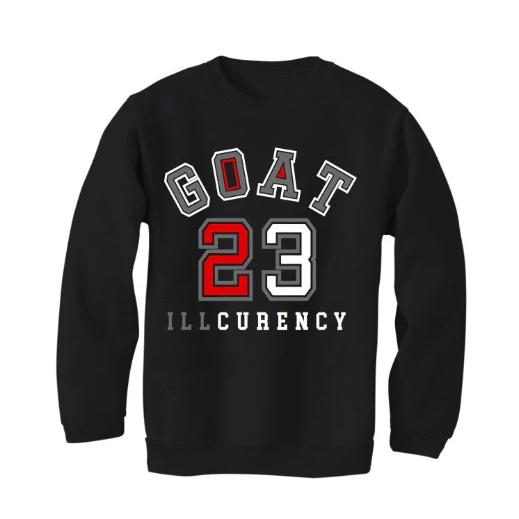 Air Jordan 13 Retro “Black Flint”| ILLCURRENCY Black T-Shirt (GOAT 23 illcurrency) - Image 4
