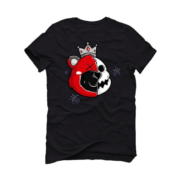 Air Jordan 13 Retro “Black Flint”| ILLCURRENCY Black T-Shirt (HALF KING BEAR) - Image 2