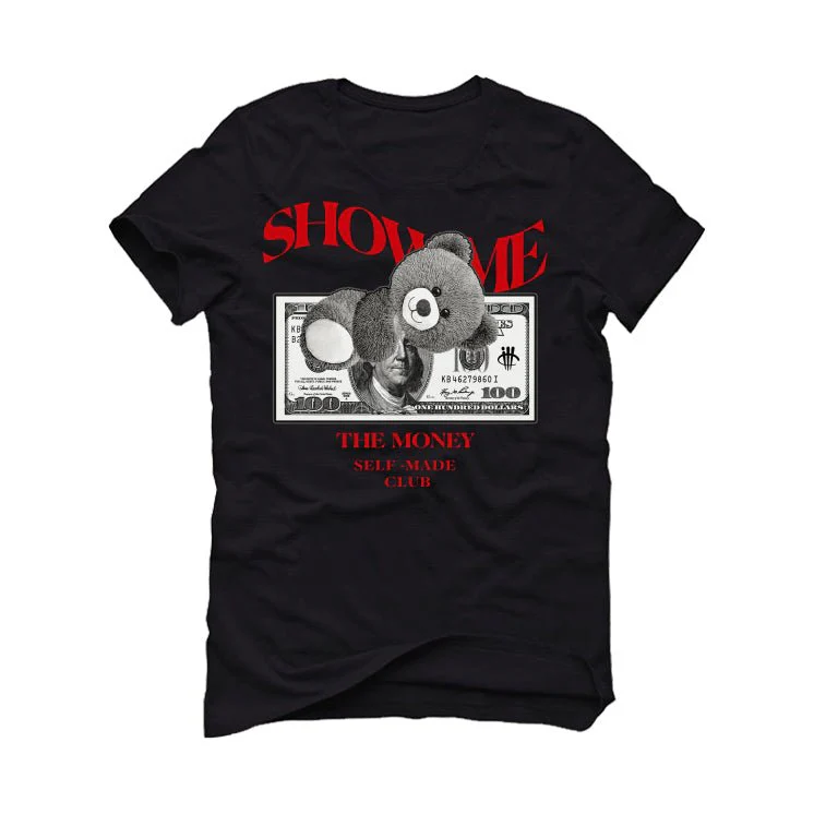 Air Jordan 13 Retro “Black Flint”| ILLCURRENCY Black T-Shirt (SHOW ME) - Image 2