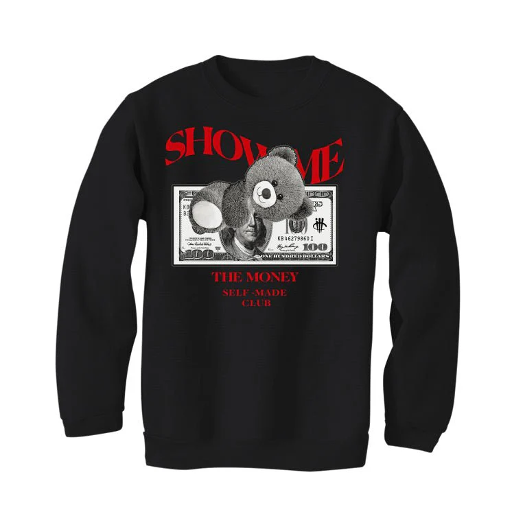 Air Jordan 13 Retro “Black Flint”| ILLCURRENCY Black T-Shirt (SHOW ME) - Image 4