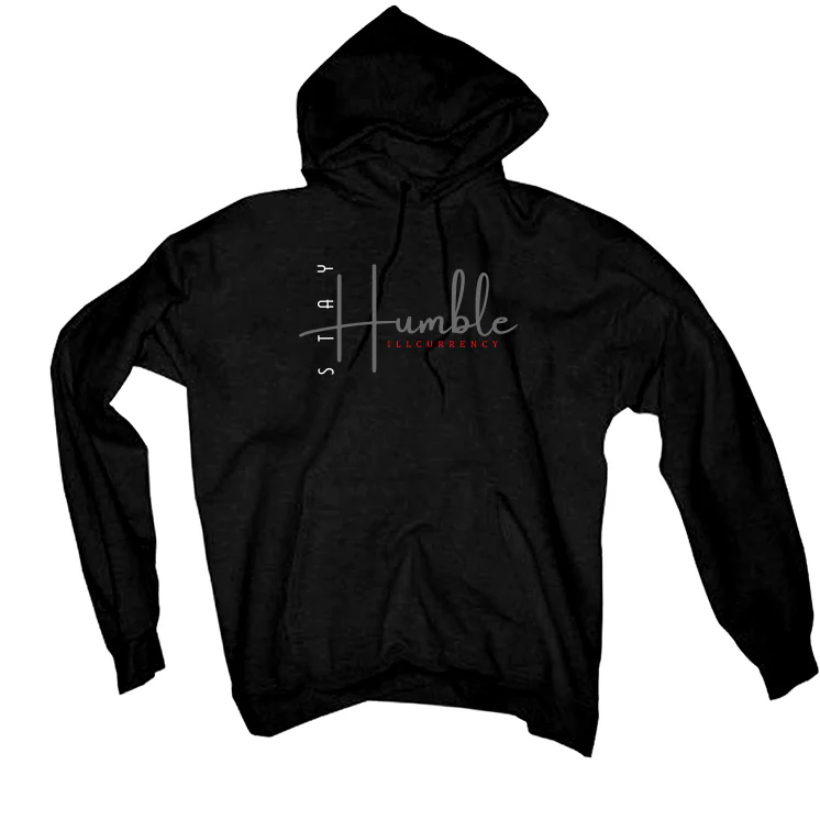 Air Jordan 13 Retro “Black Flint”| ILLCURRENCY Black T-Shirt (Stay Humble) - Image 3