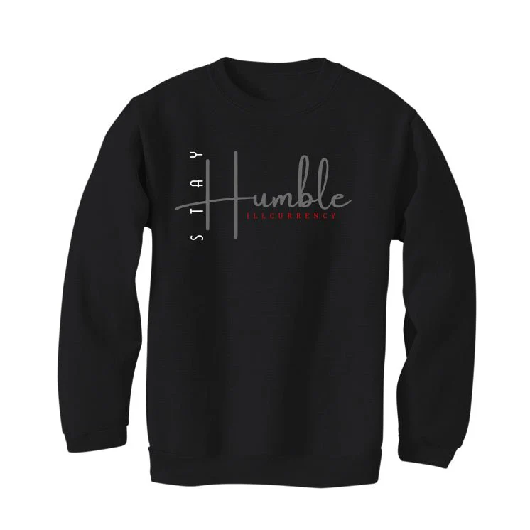 Air Jordan 13 Retro “Black Flint”| ILLCURRENCY Black T-Shirt (Stay Humble) - Image 4
