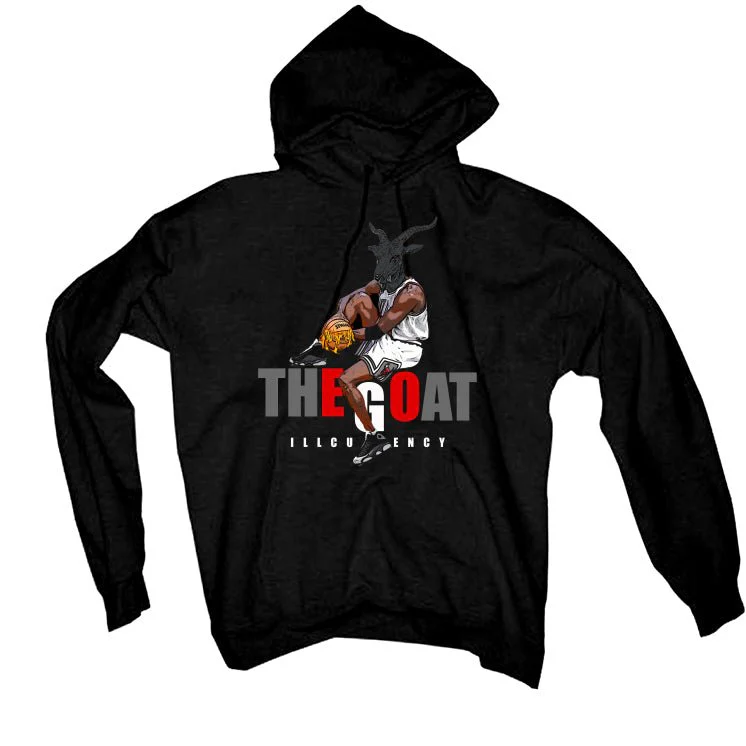 Air Jordan 13 Retro “Black Flint”| ILLCURRENCY Black T-Shirt (The Goat) - Image 3