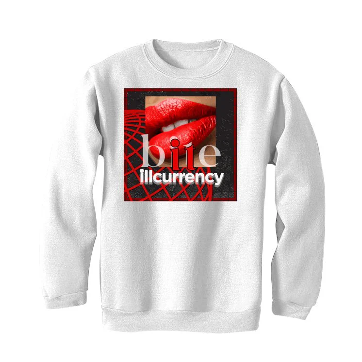 Air Jordan 13 Retro “Black Flint”| ILLCURRENCY White T-Shirt (BITE IT) - Image 4