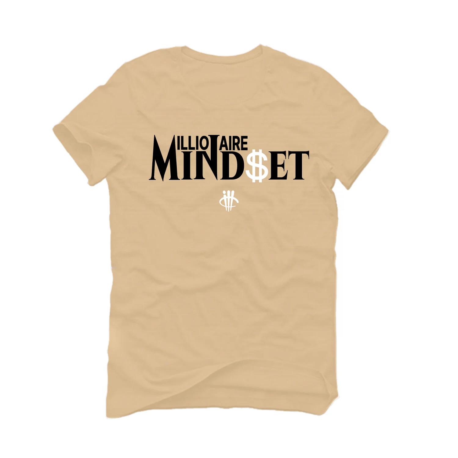 Air Jordan 13 “Wheat” | illcurrency Tan T-Shirt (Millionaire Mindset) - Image 2