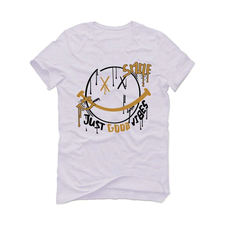 Air Jordan 13 “Wheat” | illcurrency White T-Shirt (Smile) - Image 2